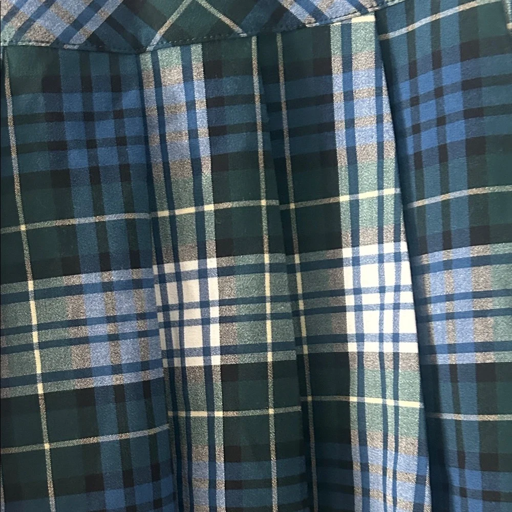 American Eagle Outfitters Plaid Mini Skirt - Blue and Green - Picture 3 of 8